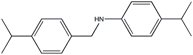 4-(propan-2-yl)-N-{[4-(propan-2-yl)phenyl]methyl}aniline 化学構造式
