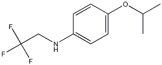 4-(propan-2-yloxy)-N-(2,2,2-trifluoroethyl)aniline