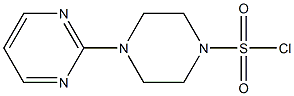 4-(pyrimidin-2-yl)piperazine-1-sulfonyl chloride Struktur