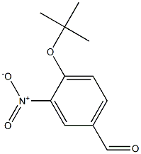 4-(tert-butoxy)-3-nitrobenzaldehyde Struktur