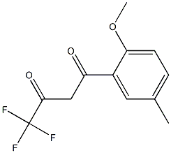 4,4,4-trifluoro-1-(2-methoxy-5-methylphenyl)butane-1,3-dione