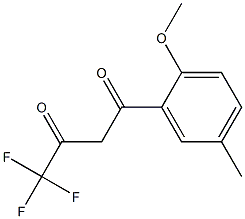  4,4,4-trifluoro-1-(2-methoxy-5-methylphenyl)butane-1,3-dione