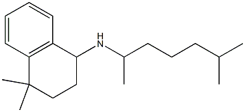 4,4-dimethyl-N-(6-methylheptan-2-yl)-1,2,3,4-tetrahydronaphthalen-1-amine Structure