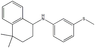 4,4-dimethyl-N-[3-(methylsulfanyl)phenyl]-1,2,3,4-tetrahydronaphthalen-1-amine