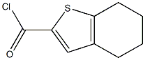 4,5,6,7-tetrahydro-1-benzothiophene-2-carbonyl chloride Struktur