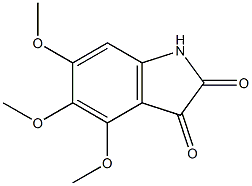 4,5,6-trimethoxy-1H-indole-2,3-dione Structure