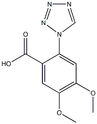 4,5-dimethoxy-2-(1H-tetrazol-1-yl)benzoic acid|