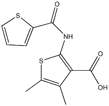 4,5-dimethyl-2-[(thien-2-ylcarbonyl)amino]thiophene-3-carboxylic acid