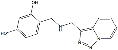 4-[({[1,2,4]triazolo[3,4-a]pyridin-3-ylmethyl}amino)methyl]benzene-1,3-diol