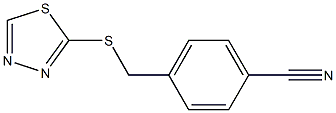  4-[(1,3,4-thiadiazol-2-ylsulfanyl)methyl]benzonitrile