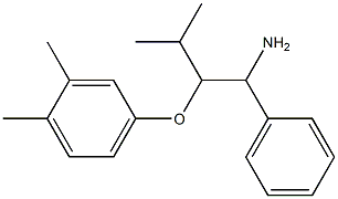 4-[(1-amino-3-methyl-1-phenylbutan-2-yl)oxy]-1,2-dimethylbenzene