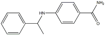 4-[(1-phenylethyl)amino]benzamide Struktur