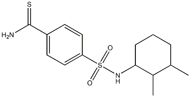 4-[(2,3-dimethylcyclohexyl)sulfamoyl]benzene-1-carbothioamide