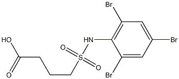 4-[(2,4,6-tribromophenyl)sulfamoyl]butanoic acid|