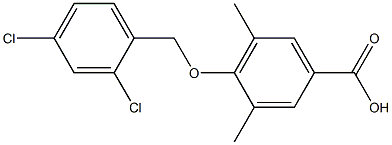 4-[(2,4-dichlorophenyl)methoxy]-3,5-dimethylbenzoic acid