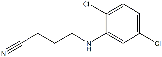 4-[(2,5-dichlorophenyl)amino]butanenitrile Structure
