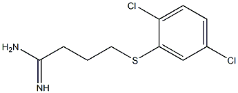 4-[(2,5-dichlorophenyl)sulfanyl]butanimidamide