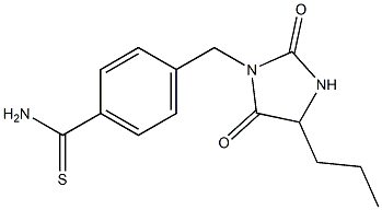 4-[(2,5-dioxo-4-propylimidazolidin-1-yl)methyl]benzenecarbothioamide