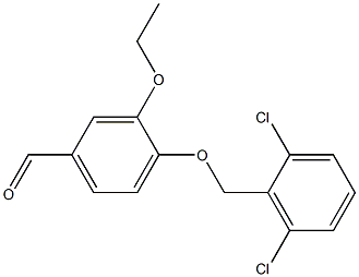 4-[(2,6-dichlorophenyl)methoxy]-3-ethoxybenzaldehyde Structure