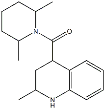 4-[(2,6-dimethylpiperidin-1-yl)carbonyl]-2-methyl-1,2,3,4-tetrahydroquinoline|