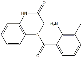 4-[(2-amino-3-methylphenyl)carbonyl]-1,2,3,4-tetrahydroquinoxalin-2-one