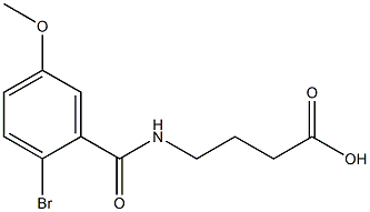 4-[(2-bromo-5-methoxybenzoyl)amino]butanoic acid