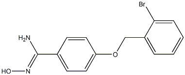 4-[(2-bromobenzyl)oxy]-N'-hydroxybenzenecarboximidamide