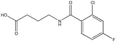 4-[(2-chloro-4-fluorobenzoyl)amino]butanoic acid|