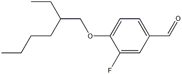 4-[(2-ethylhexyl)oxy]-3-fluorobenzaldehyde Struktur