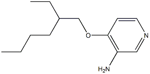 4-[(2-ethylhexyl)oxy]pyridin-3-amine 结构式