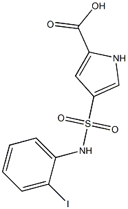 4-[(2-iodophenyl)sulfamoyl]-1H-pyrrole-2-carboxylic acid