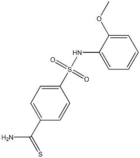  4-[(2-methoxyphenyl)sulfamoyl]benzene-1-carbothioamide