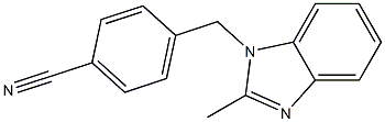 4-[(2-methyl-1H-benzimidazol-1-yl)methyl]benzonitrile