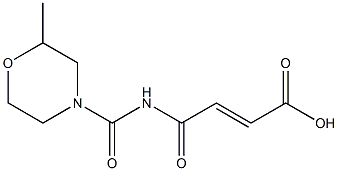 4-[(2-methylmorpholin-4-yl)carbonylamino]-4-oxobut-2-enoic acid Structure