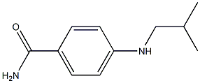 4-[(2-methylpropyl)amino]benzamide 结构式