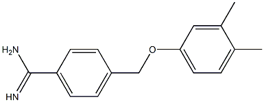 4-[(3,4-dimethylphenoxy)methyl]benzenecarboximidamide