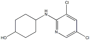 4-[(3,5-dichloropyridin-2-yl)amino]cyclohexan-1-ol Struktur