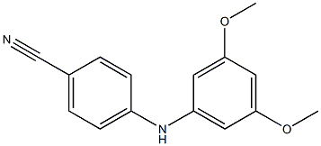 4-[(3,5-dimethoxyphenyl)amino]benzonitrile|