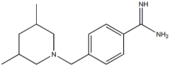  4-[(3,5-dimethylpiperidin-1-yl)methyl]benzenecarboximidamide