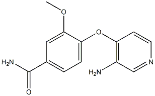  4-[(3-aminopyridin-4-yl)oxy]-3-methoxybenzamide