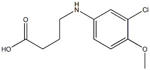  4-[(3-chloro-4-methoxyphenyl)amino]butanoic acid