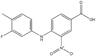 4-[(3-fluoro-4-methylphenyl)amino]-3-nitrobenzoic acid|