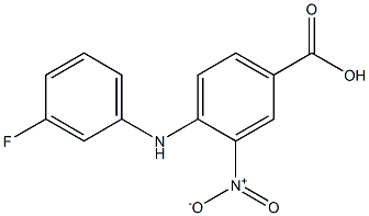 4-[(3-fluorophenyl)amino]-3-nitrobenzoic acid