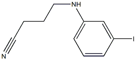 4-[(3-iodophenyl)amino]butanenitrile Struktur