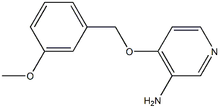 4-[(3-methoxyphenyl)methoxy]pyridin-3-amine Structure