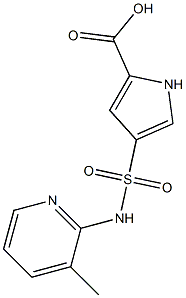 4-[(3-methylpyridin-2-yl)sulfamoyl]-1H-pyrrole-2-carboxylic acid