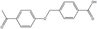 4-[(4-acetylphenoxy)methyl]benzoic acid