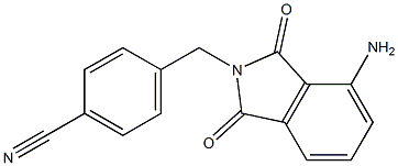 4-[(4-amino-1,3-dioxo-2,3-dihydro-1H-isoindol-2-yl)methyl]benzonitrile