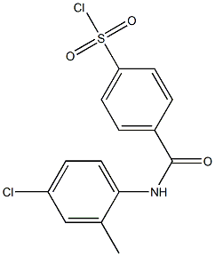 4-[(4-chloro-2-methylphenyl)carbamoyl]benzene-1-sulfonyl chloride