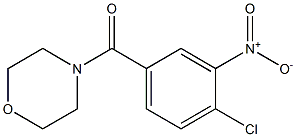 4-[(4-chloro-3-nitrophenyl)carbonyl]morpholine